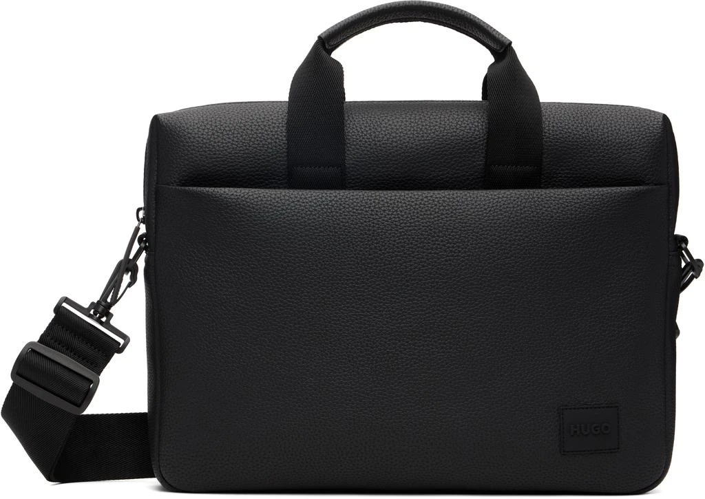 Hugo Boss Black Stacked Logo Briefcase