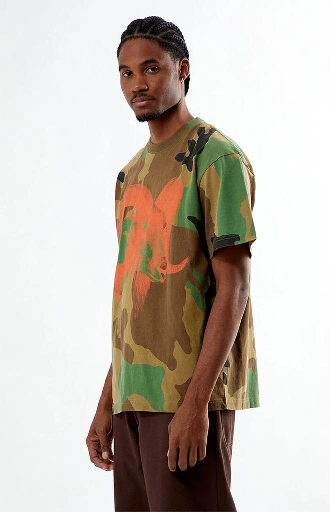 PacSun Washed Camo Animal T-Shirt 3