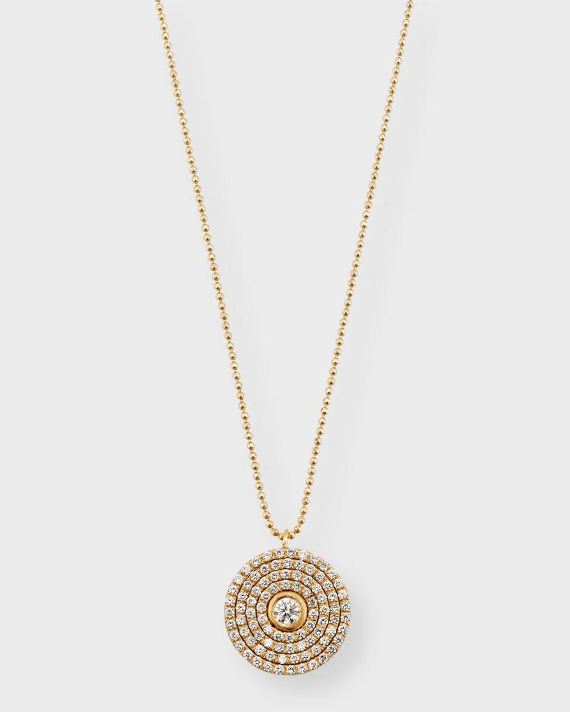 Dominique Cohen 18k Gold Mosaic Diamond Pendant Necklace (Large) 1