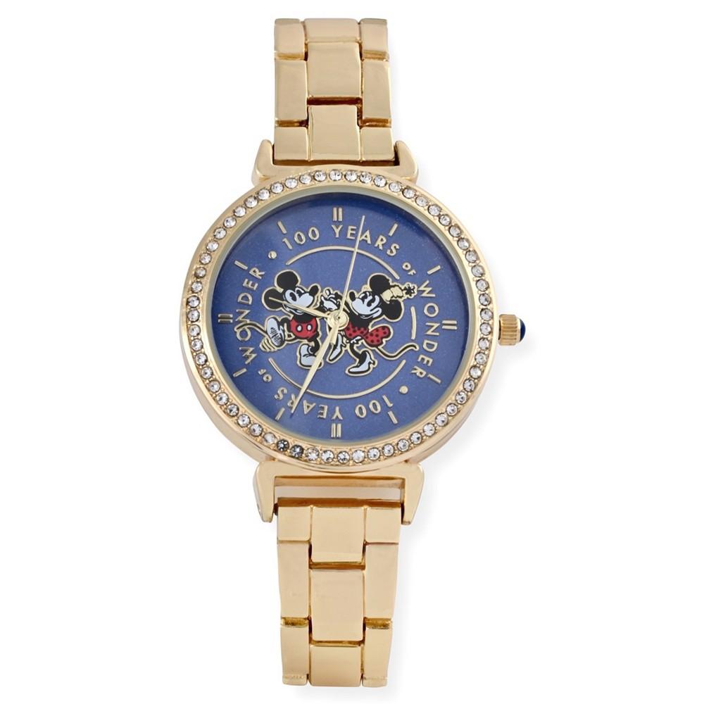 Accutime Unisex Disney 100th Anniversary Gold-Tone Alloy Watch