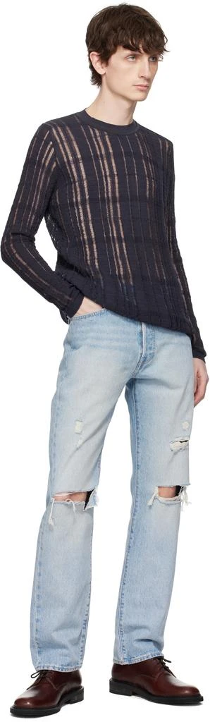 Levi's Blue 501 Original Fit Jeans 4