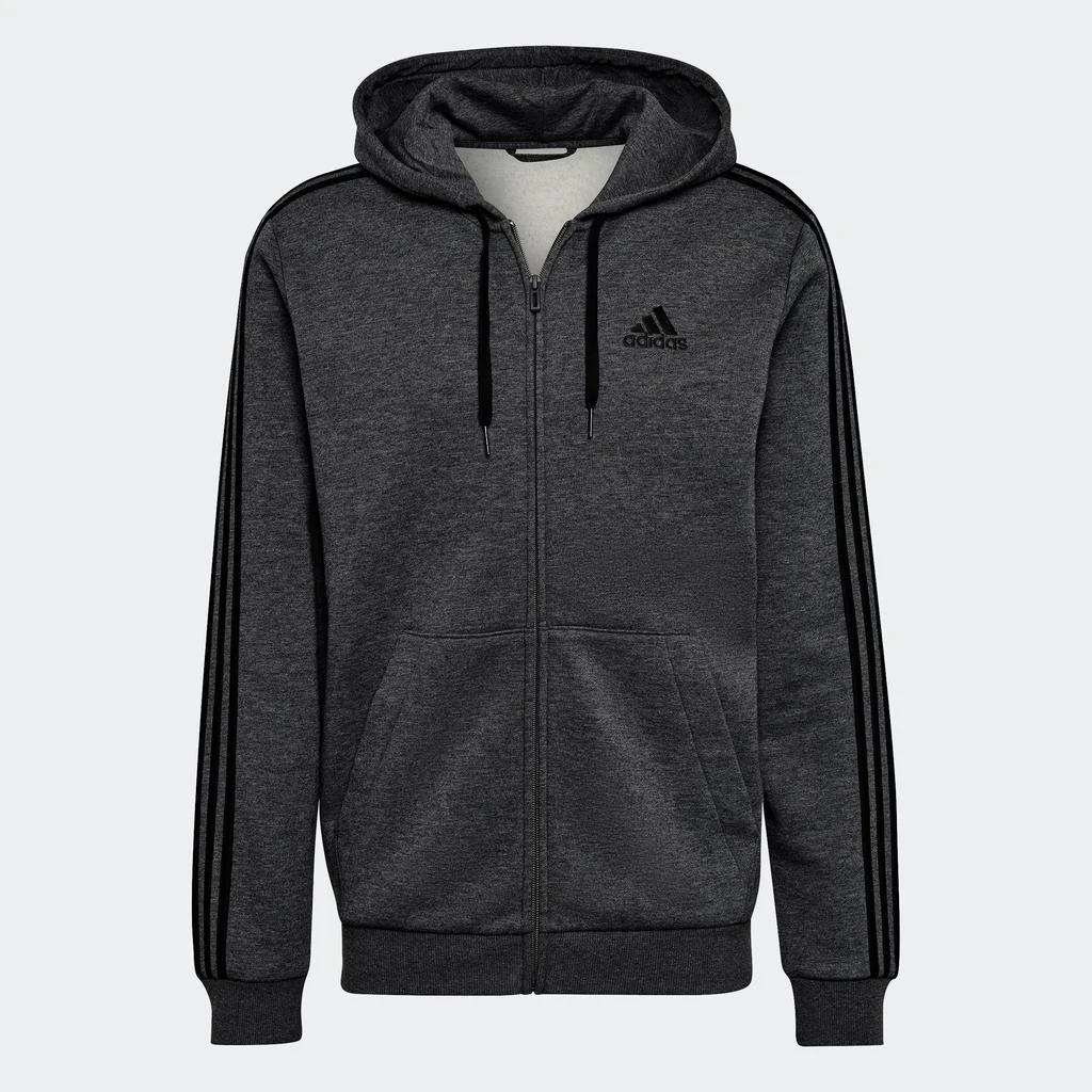 Adidas Men's  Essentials Fleece 3-Stripes Full-Zip Hoodie 1
