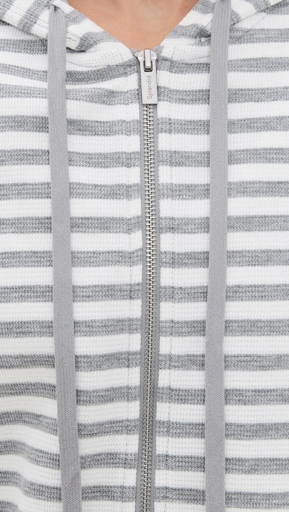 Splendid Zip Up Stripe Hoodie 5