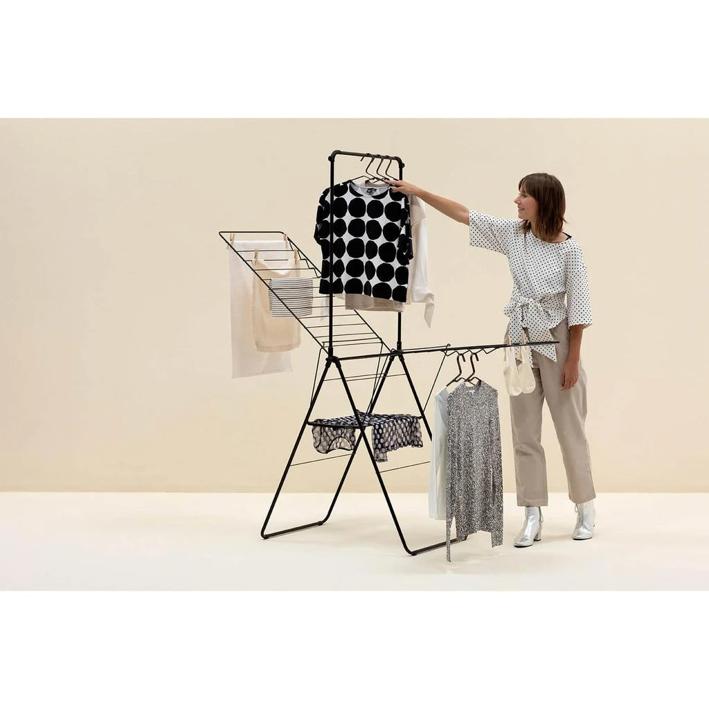 Brabantia Brabantia HangOn Drying Rack - 25m + Rod - Matt Black 24