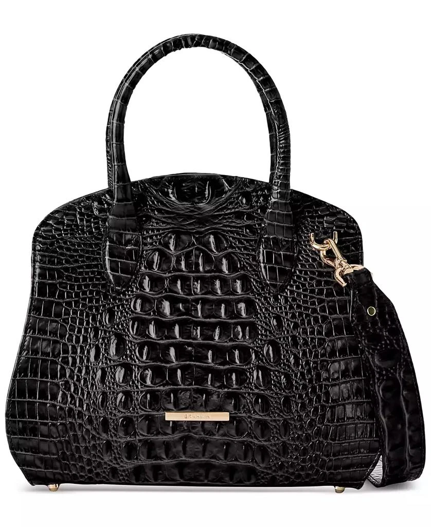 Brahmin Rosetta Melbourne Medium Leather Satchel 3