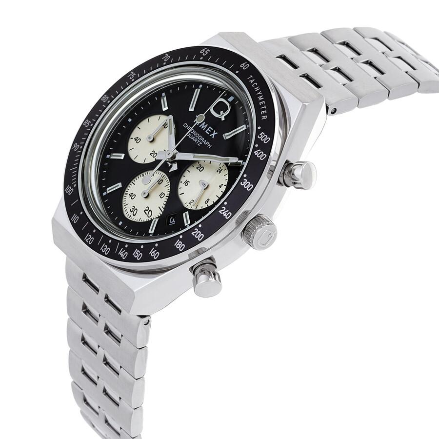 Timex Q Chronograph Quartz Black Dial Men's Watch TW2V42600