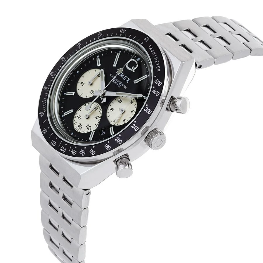 Timex Q Chronograph Quartz Black Dial Men's Watch TW2V42600 2