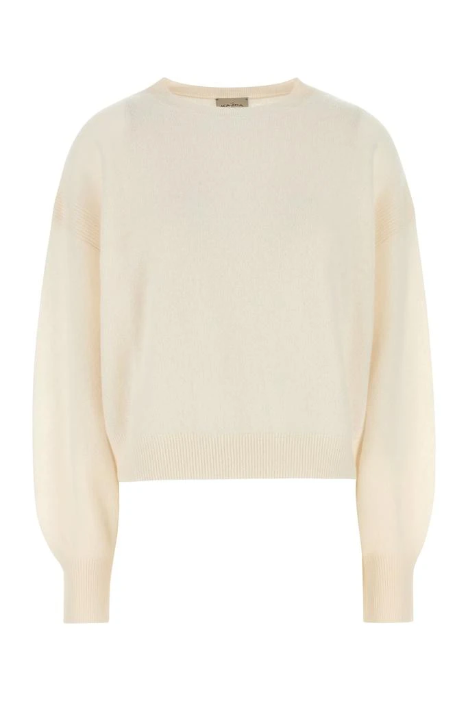 Le Kasha White cashmere Modena sweater