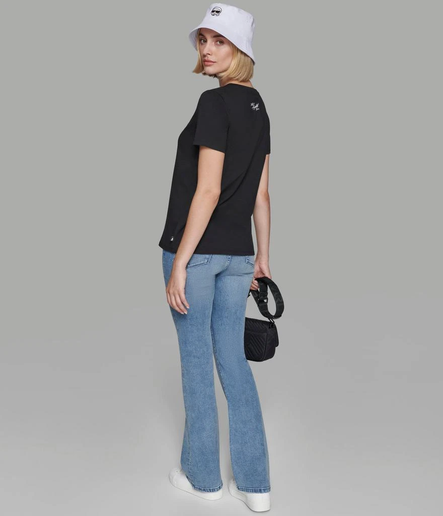 Karl Lagerfeld Paris KARL AND CHOUPETTE EMOJI TEE 3