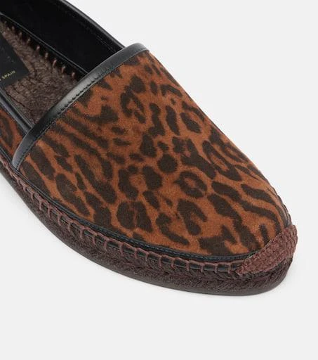 Tom Ford Leopard-print suede espadrilles 5