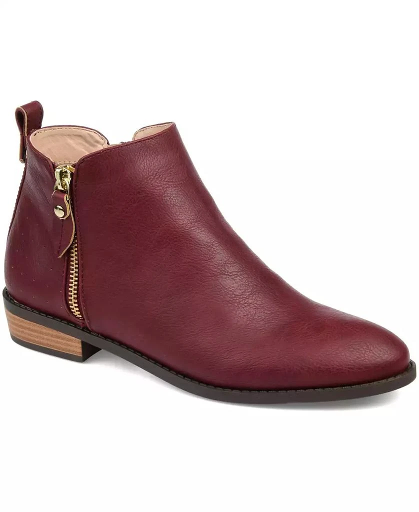 Journee Collection Women's Ellis Side Zip Ankle Booties 31