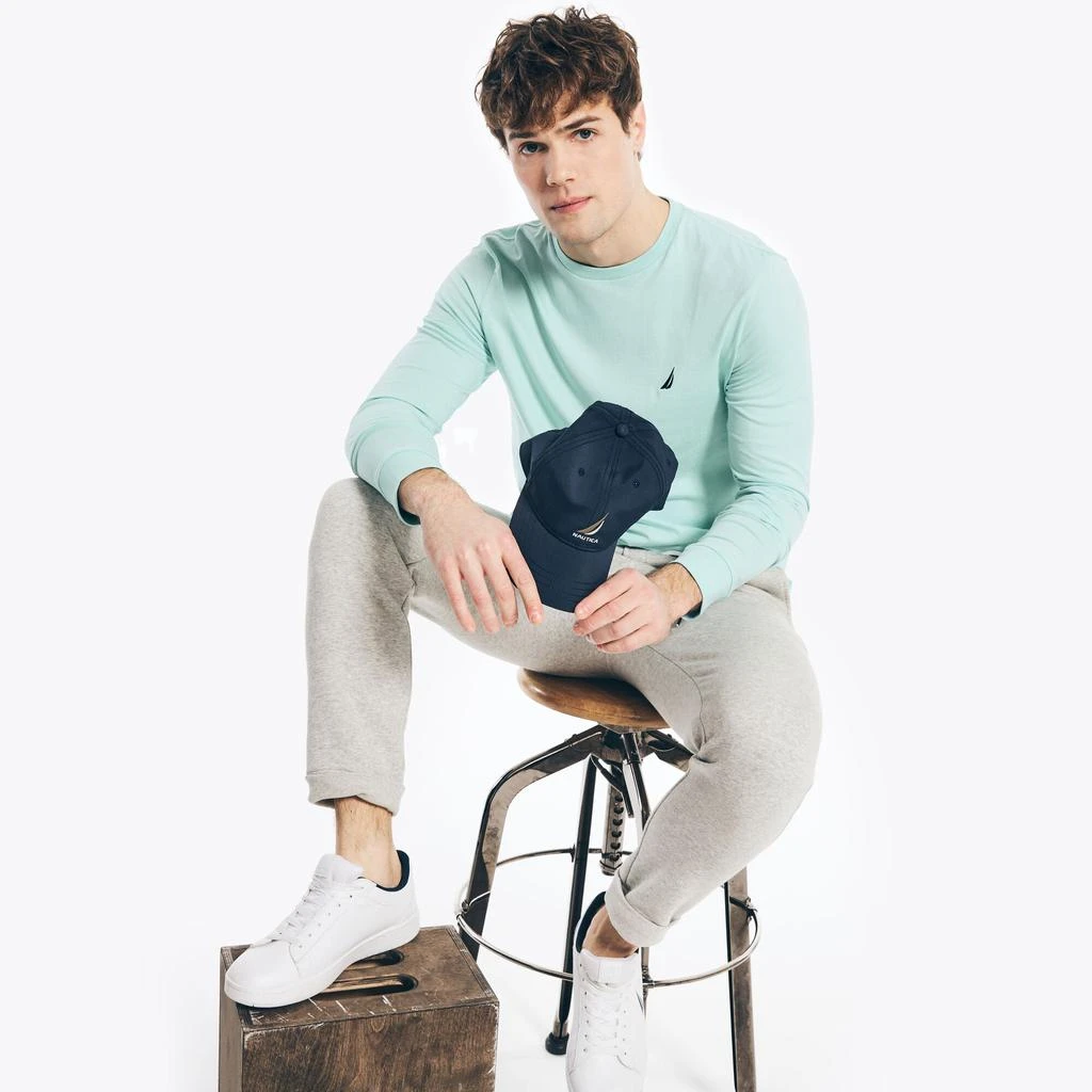 Nautica Mens Crewneck Long-Sleeve T-Shirt 3