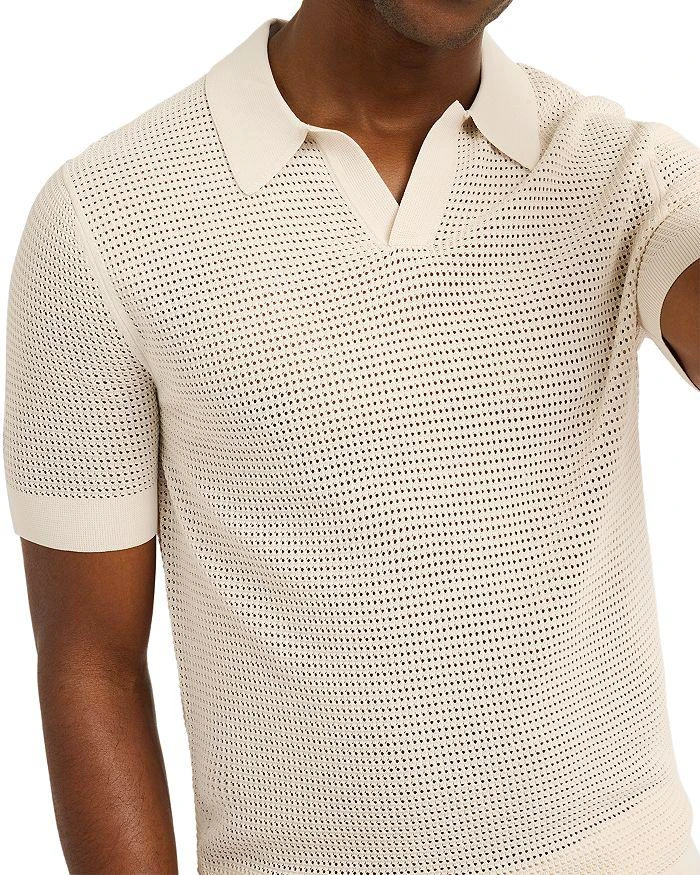 Onia Mesh Knit Polo Shirt 4