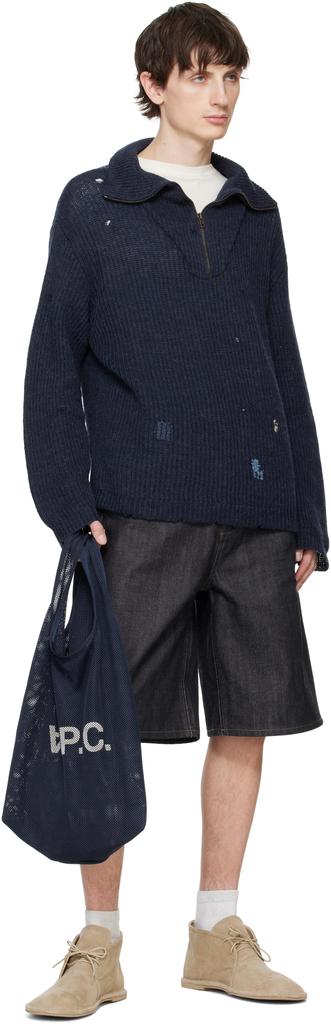 Navy Shopping Rebound Tote – On Sale Now with Up to 32% Off