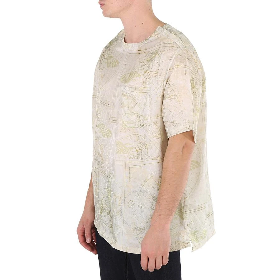 Emporio Armani Men's Compass-Rose Print Twill T-shirt 3