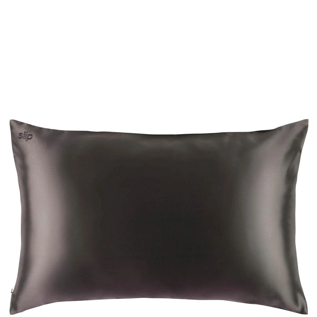 Slip Slip Dermstore Exclusive Pure Silk Pillowcase Duo - Queen - Charcoal 2