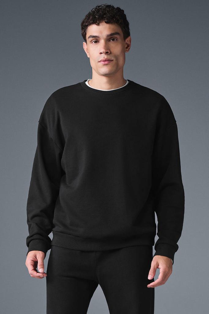 Alo Chill Crew Neck Pullover - Mushroom