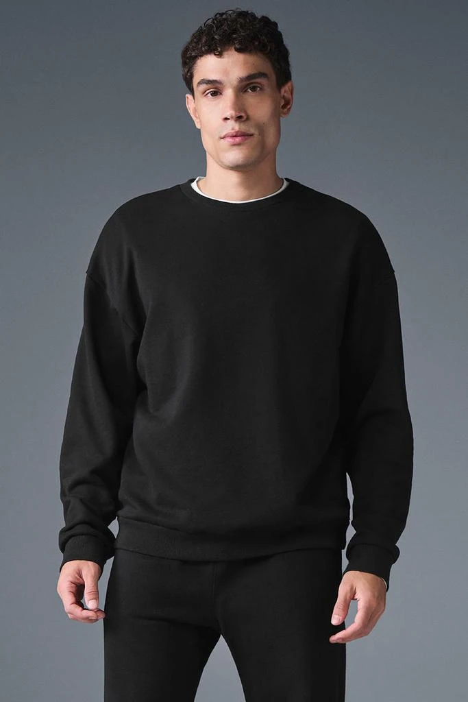 Alo Chill Crew Neck Pullover - Black 1