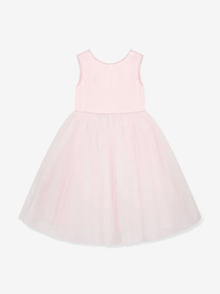 Sarah Louise Girls Ceremonial Ballerina Length Dress in Pink 1