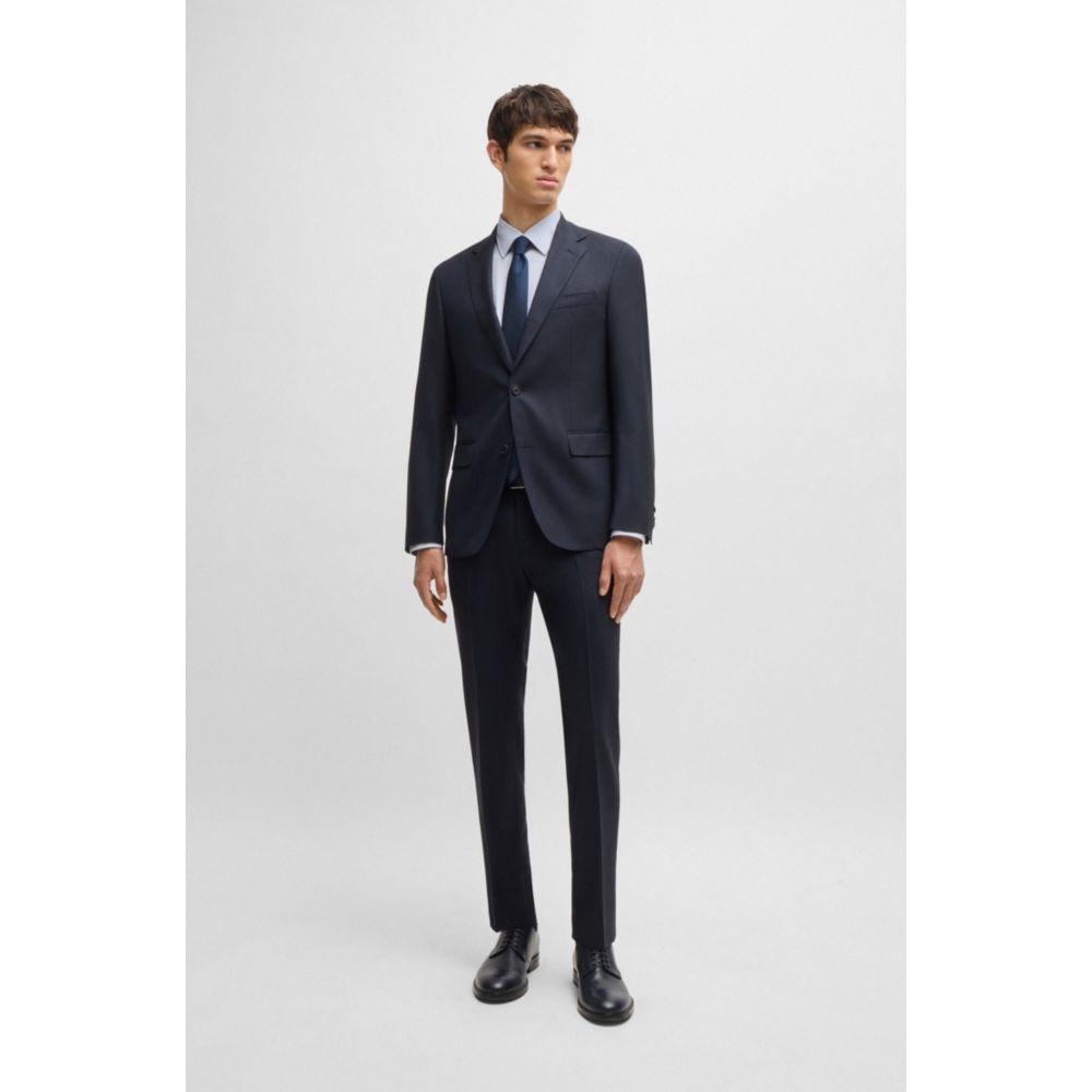 Hugo Boss Slim-fit shirt in performance-stretch dobby