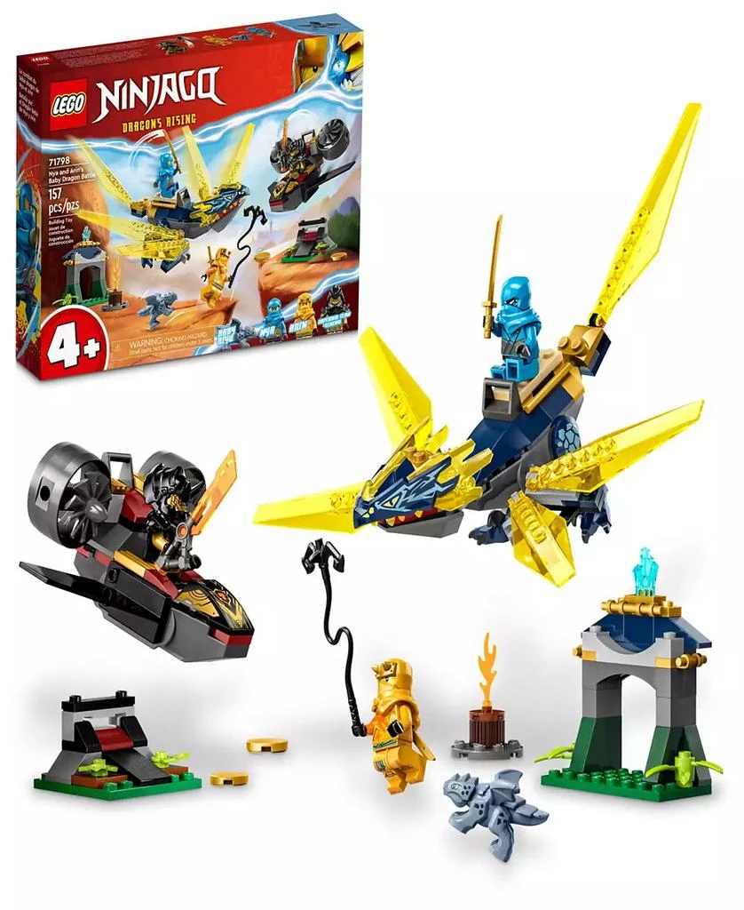 LEGO® Ninjago 71798 Nya and Arin's Baby Dragon Battle Toy Building Set 1