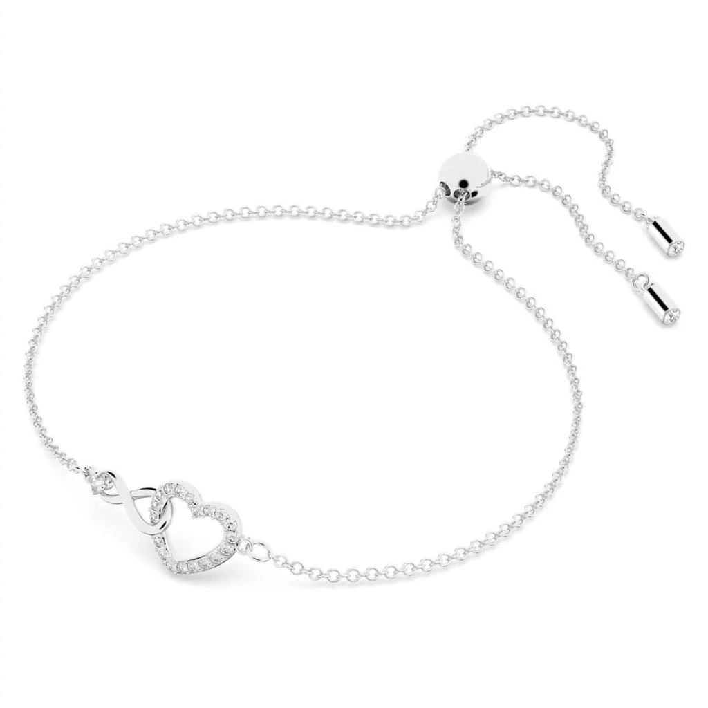 Swarovski Swarovski - Women
s Infinity Zirconia Hyperbola Heart Pendant Bracelet 4