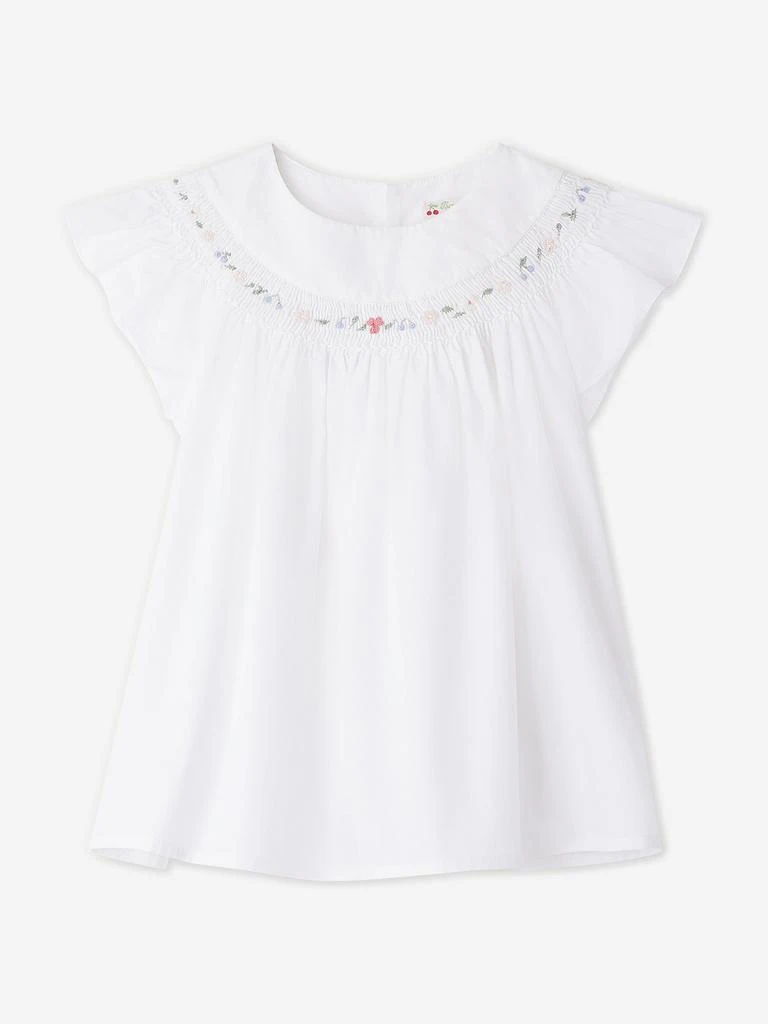 Bonpoint Bonpoint Girls Fillys Blouse in White 1
