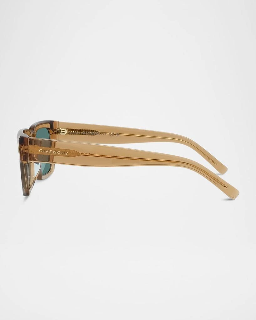 Givenchy Men's GV Day Acetate Rectangle Sunglasses 4