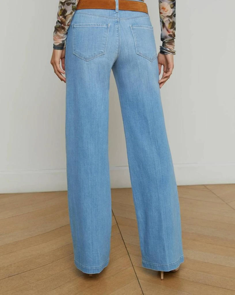 L'Agence L'Agence - Joanne Low-rise Wide-leg Jeans 4