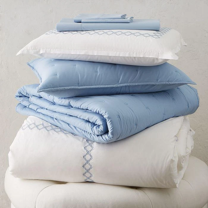 sky Tufted Quilted Euro Shams, Pair - 100% Exclusive 3