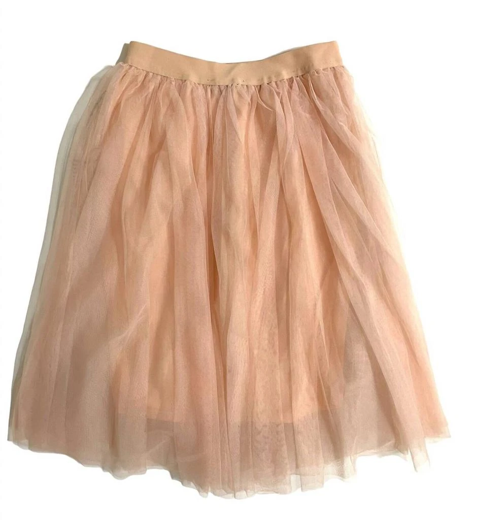Haute Monde Haute Monde - Women's Tulle Elastic Waist Mid Skirt 2
