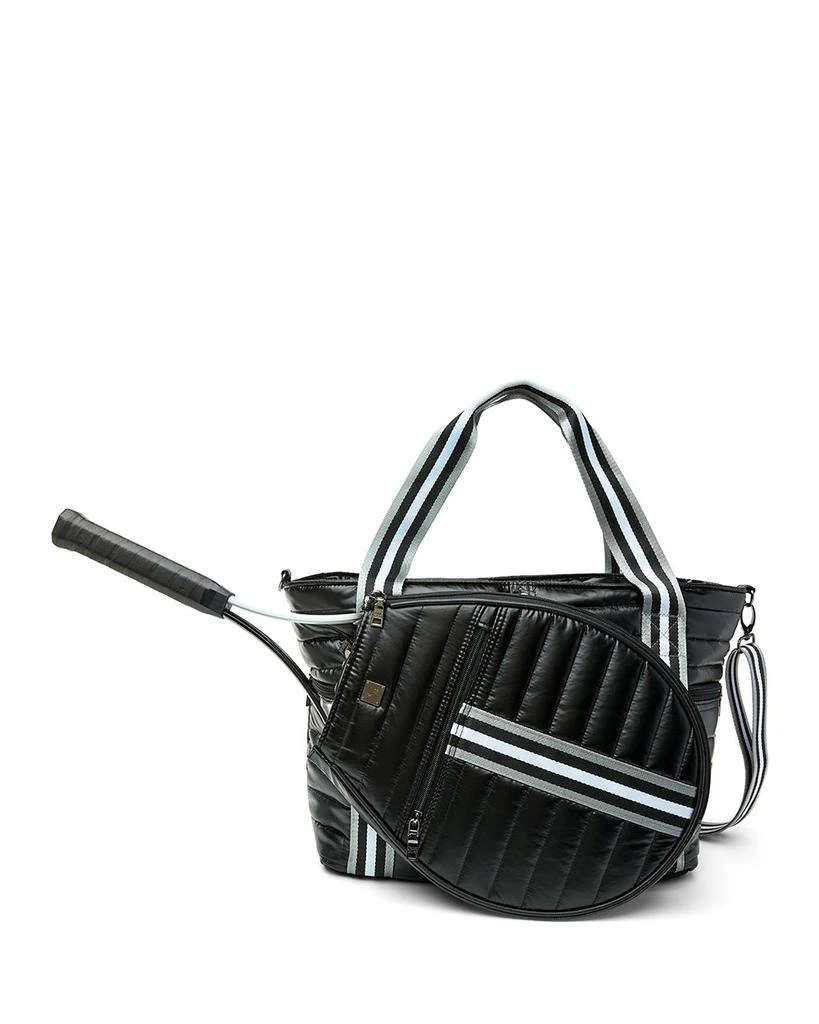 Think Royln Love Royln Large Quilted Nylon Tennis Bag 3