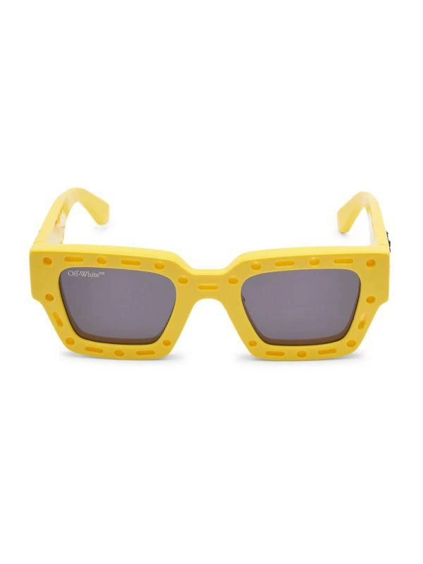 Off-White Mercer Rectangular Sunglasses 1
