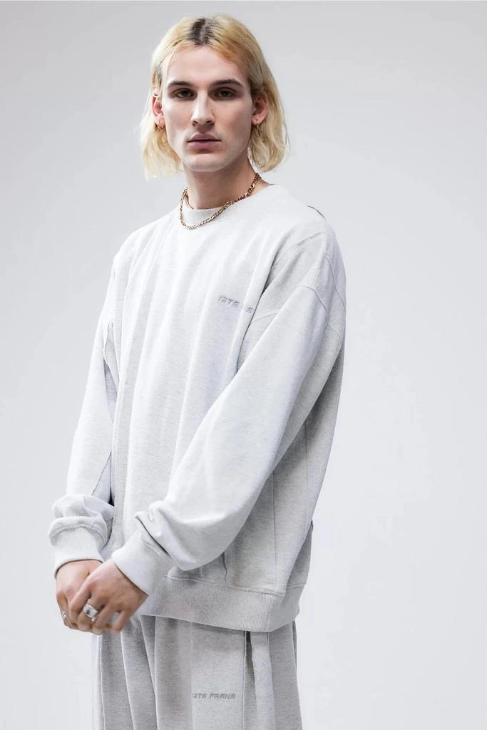 iets frans iets frans... Grey Reverse Panel Sweatshirt 3