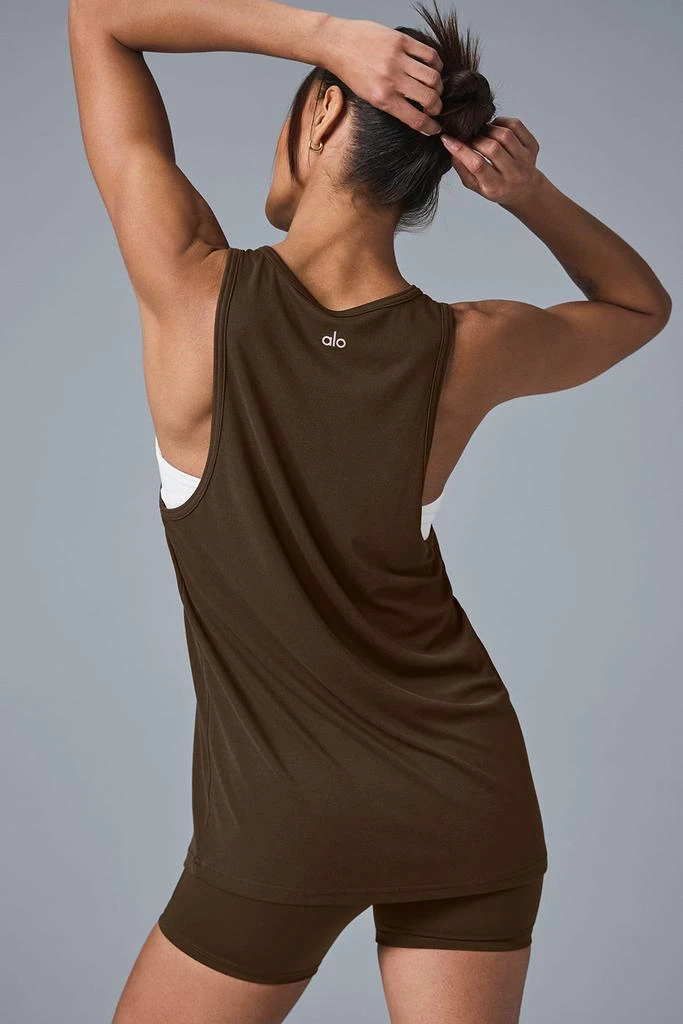 Alo Everyday Modal Rib Tank - Espresso 2