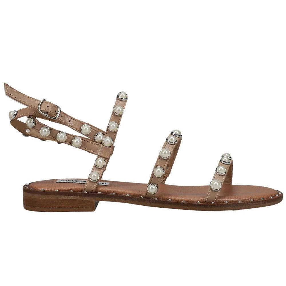 Shop Travel Pearl Studded Gladiator Sandals on Sale at BeyondStyle