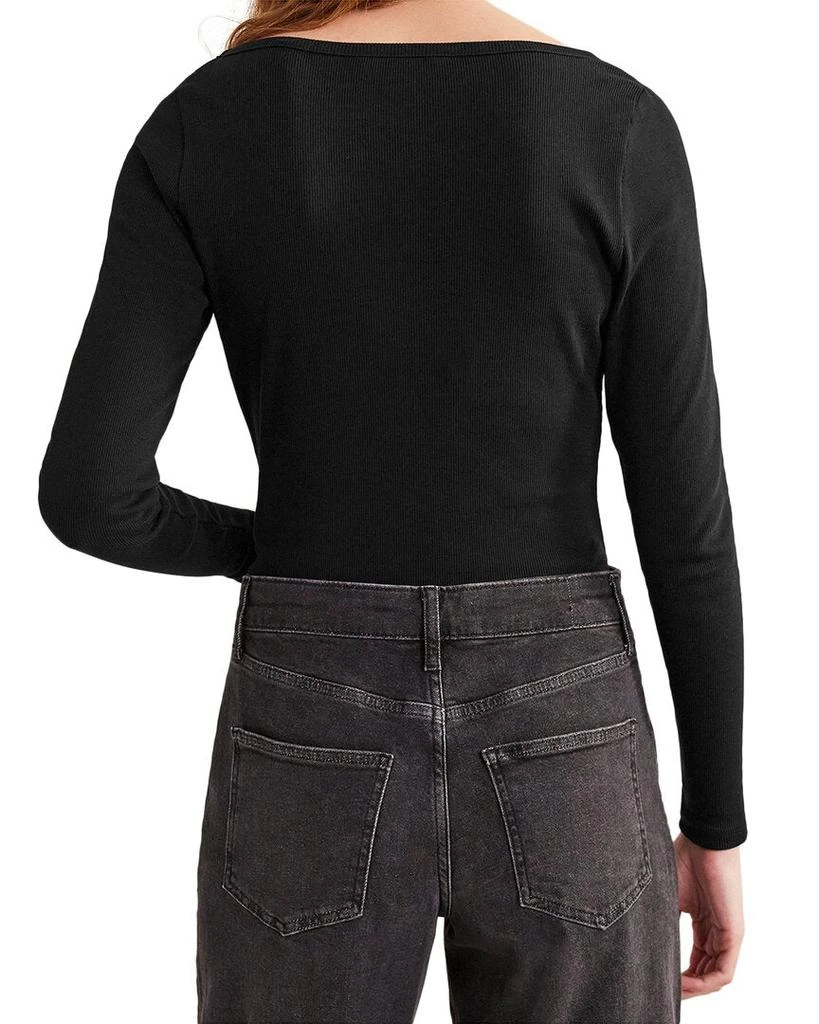 Boden Henley Ribbed Top 2