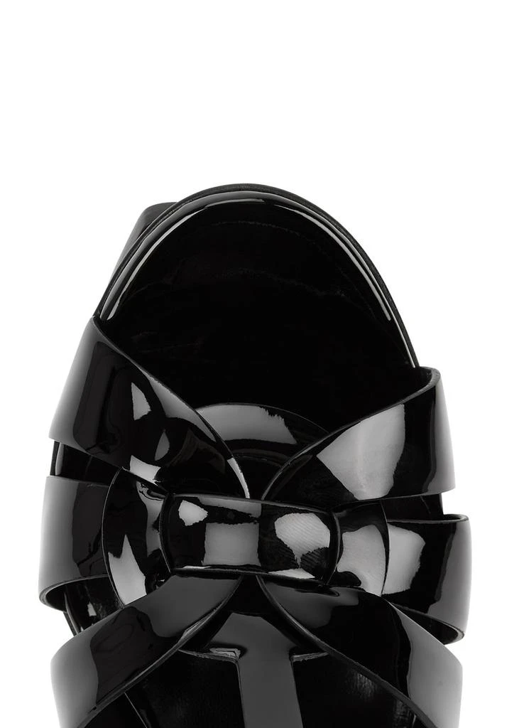 Yves Saint Laurent Tribute 105 patent leather platform sandals 4