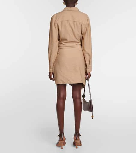 Jacquemus La Robe Bahia gathered minidress 3