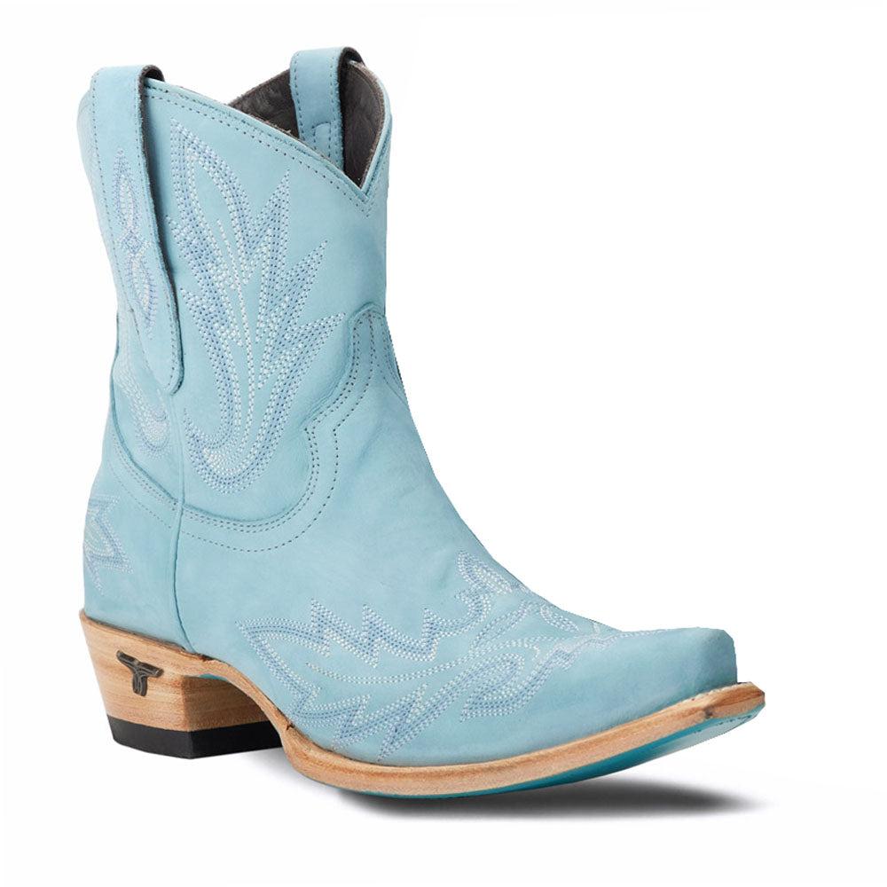 LANE Lexington Embroidered Snip Toe Cowboy Booties