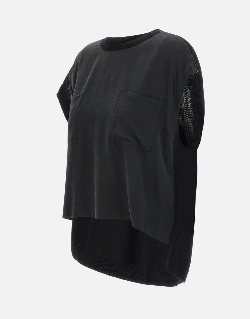KAOS Silk and viscose-linen  blouse
