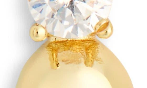 Argento Vivo Sterling Silver Scarlett CZ Ball Drop Earrings 3