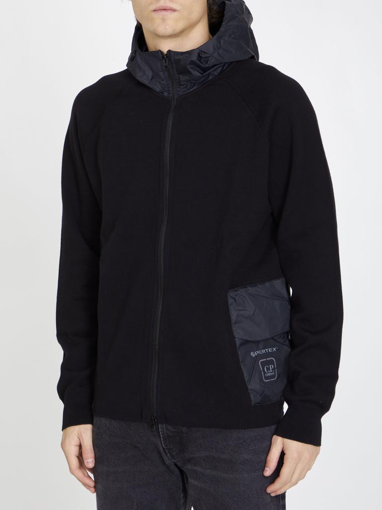 CP COMPANY Black cotton hoodie