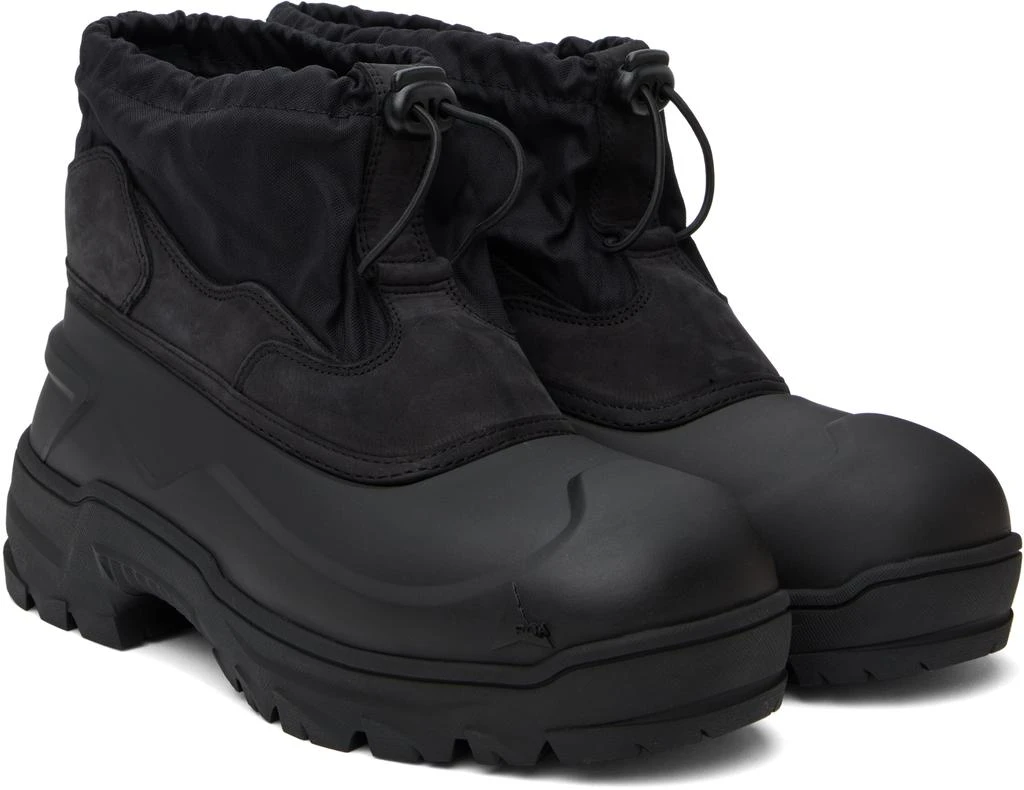 ROA Black Low Top Rubber Boots 4