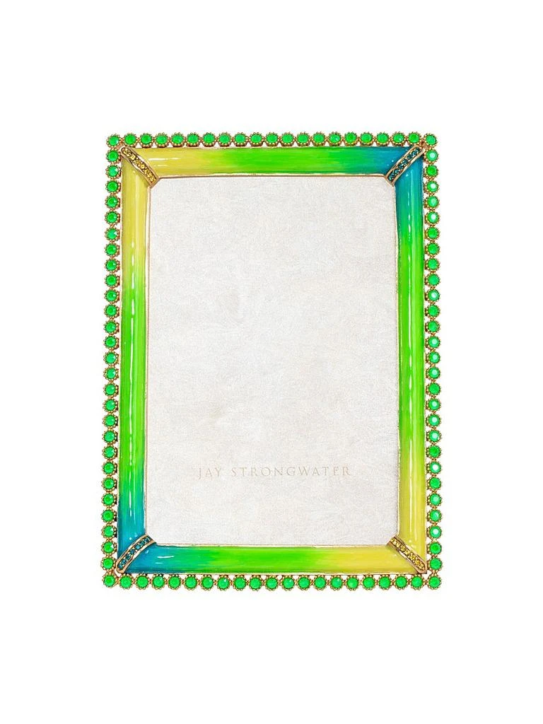 Jay Strongwater Lorraine Stone Edge 4'' X 6'' Frame 1