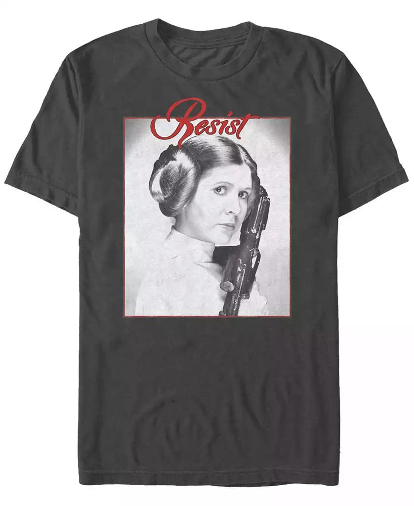Star Wars Star Wars Men's Classic Princess Leia Resist Portrait Short Sleeve T-Shirt 1
