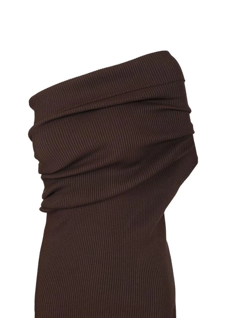 Rick Owens Rick Owens Athena One-Shoulder Knitted Dress 4