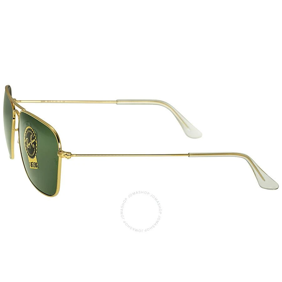 Ray-Ban Caravan Green Classic G-15 Square Unisex Sunglasses RB3136 001 58 3