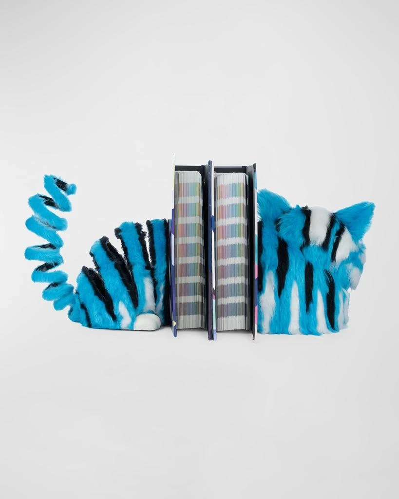 Katherine's Collection Cheshire Cat Book Ends 3