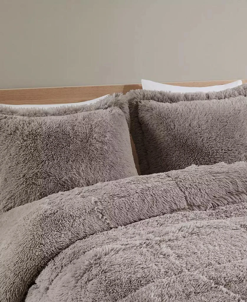 Macy's Malea Shaggy Faux-Fur 2-Pc. Comforter Set 4